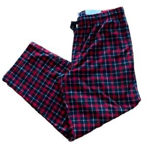 NWT Fruit of the Loom Red and Black Lounge Pants, XL
